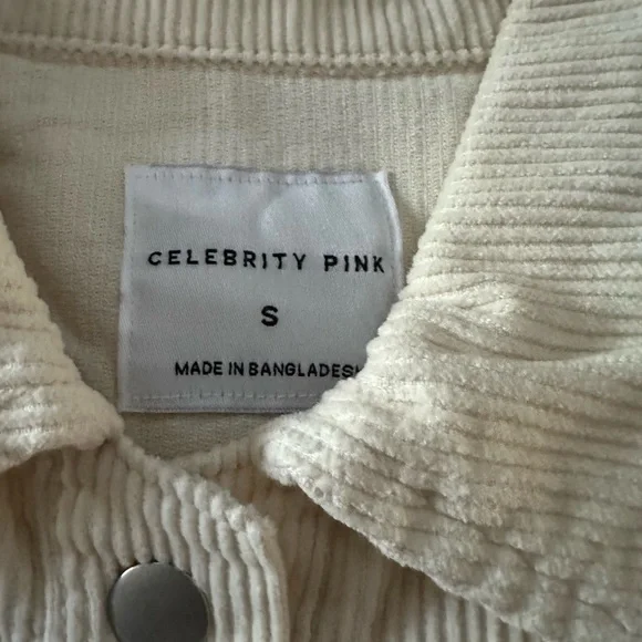 Celebrity Pink Corduroy Shacket - Picture 2 of 5